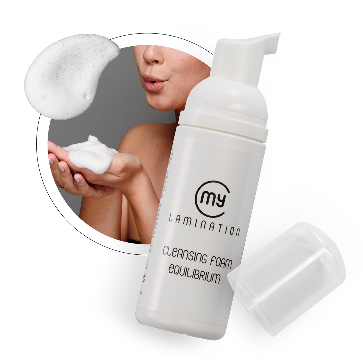 Cleansing-Foam-Equilibrium-bianco cleansing foam equilibrium Detergente viso per pelli grasse di my lamination