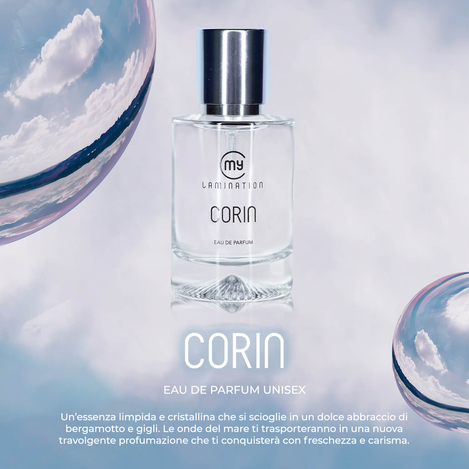 Corin-ITA grafica con profumo corin di my lamination
