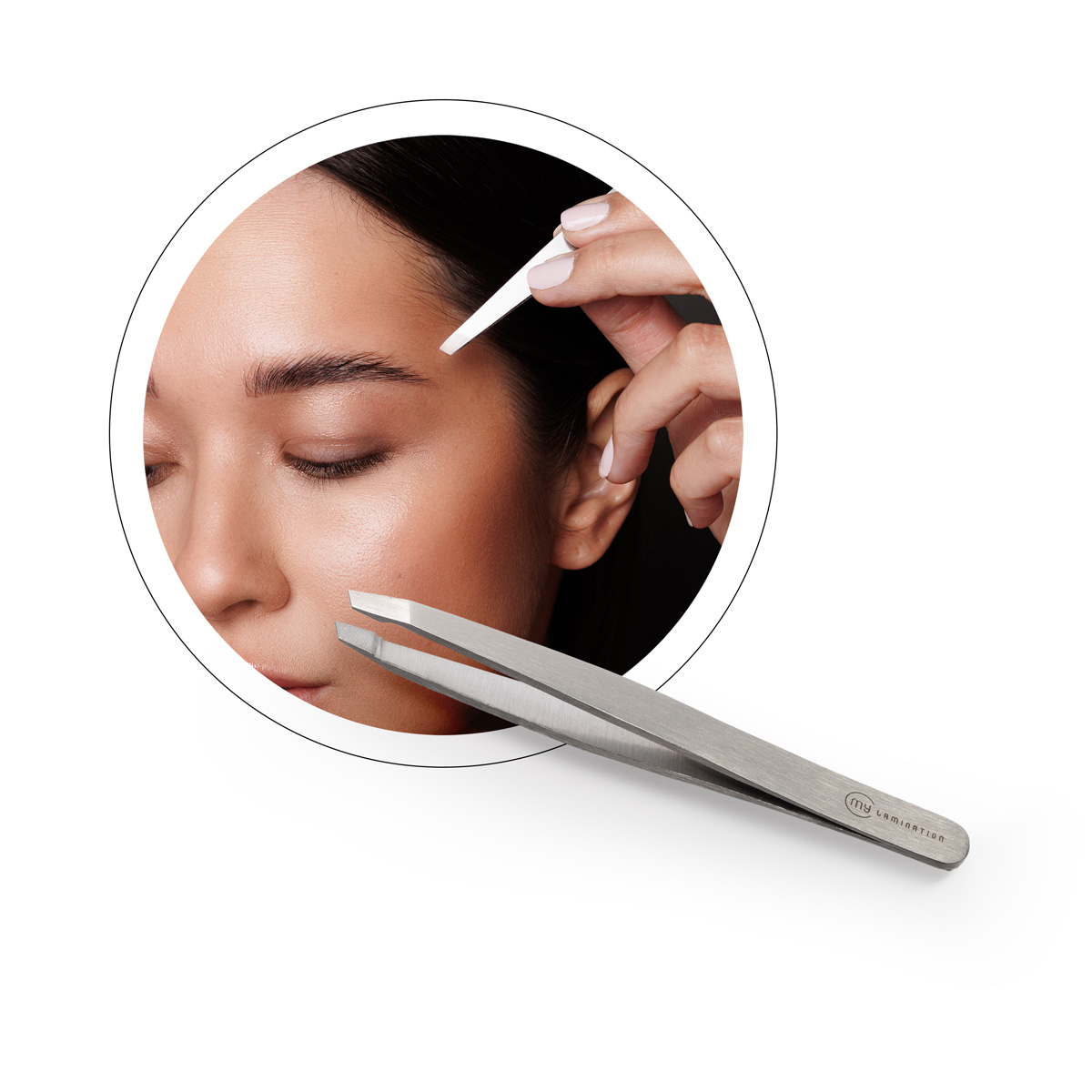 pinzetta sopracciglia professionale my lamination