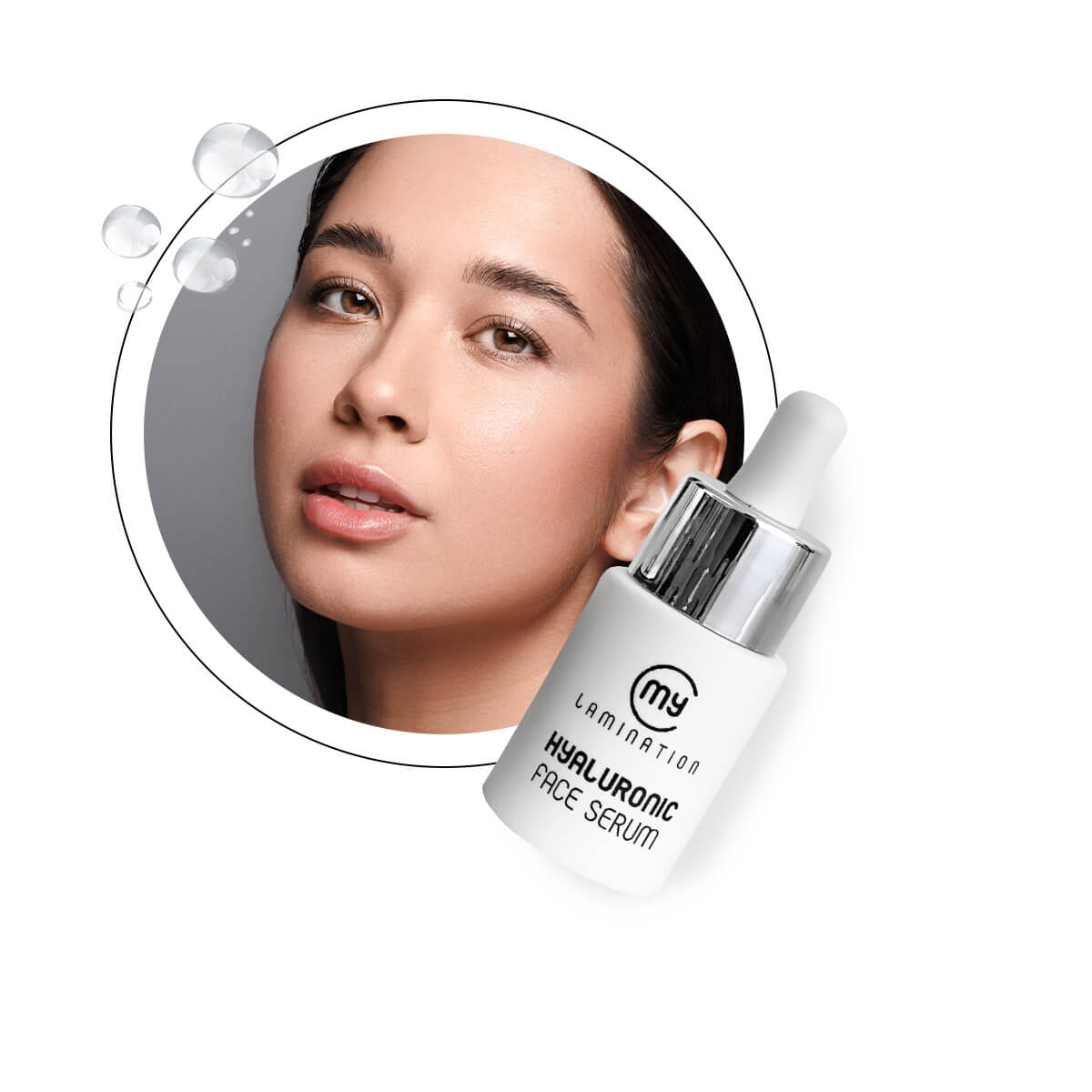 Sieri-Hyalu hyaluronic face serum di my lamination siero acido ialuronico
