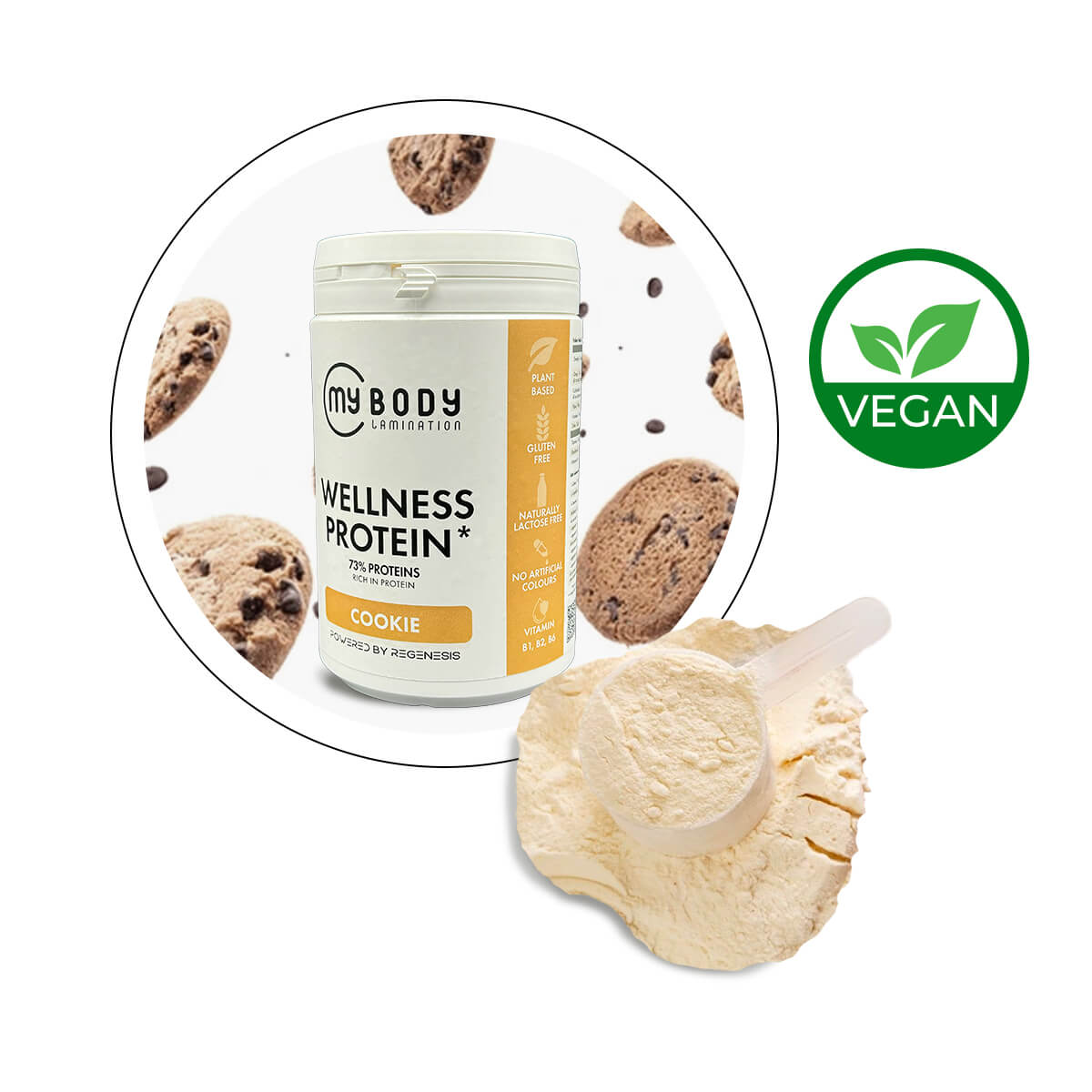 Wellness-Protein-Cookies-bianco Wellness protein proteine vegane gusto biscotto di my body lamination