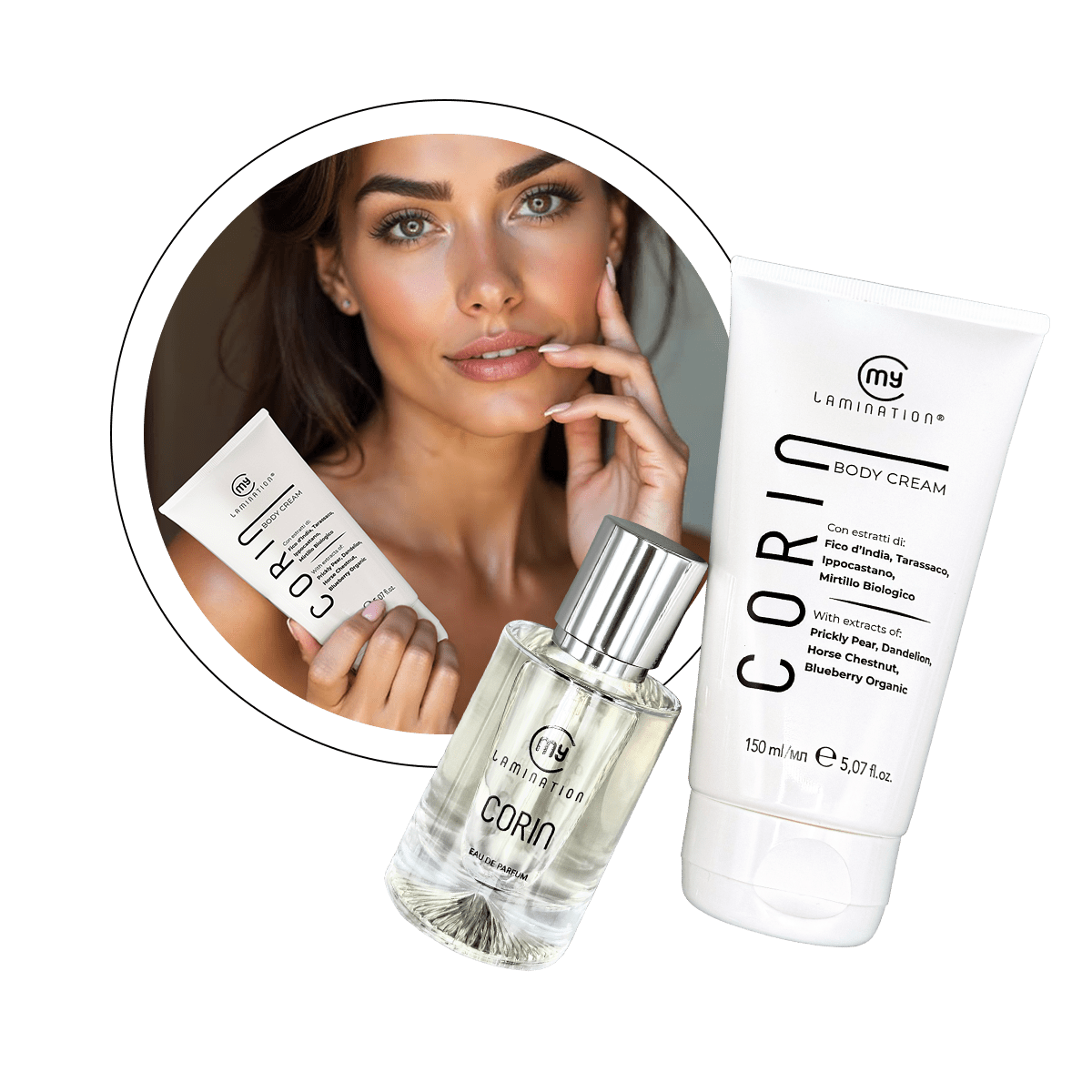 set profumo crema corpo Corin set profumo crema corpo Corin di My Lamination